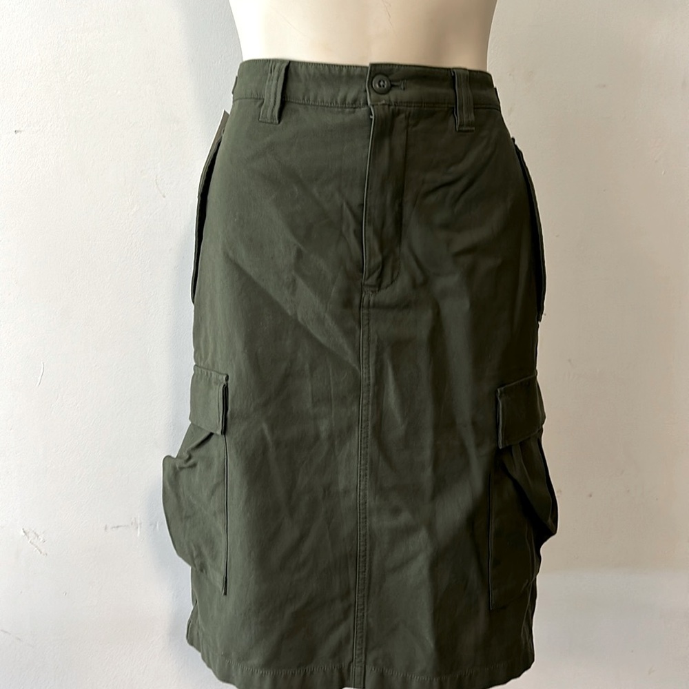 TNA skirt size 6 cargo green NWT $98